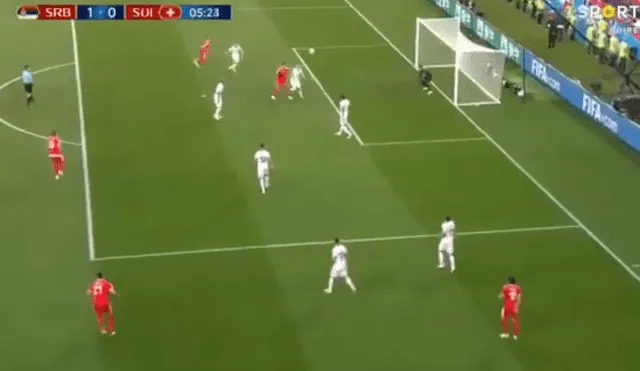 Serbia vs Suiza: Mitrovic abrió el marcador apenas a los 5 minutos por Rusia 2018 [VIDEO]