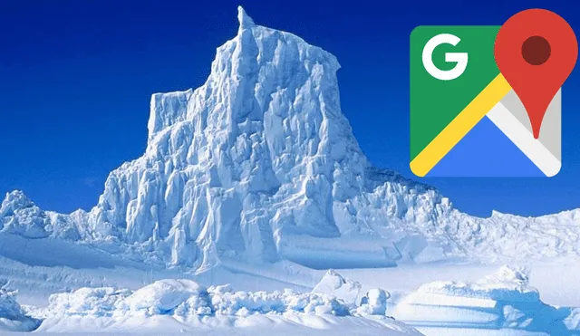 Google Maps: Pánico por impactante imagen de "OVNI" en la Antártida