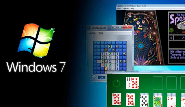 Windows 7 se lleva también los clásicos videojuegos de escritorio de Microsoft. Descubre cómo descargarlos en Windows 10.