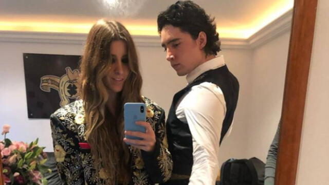 Hijo de Alejandro Fernández y su novia posan juntos. | Foto: Instagram de Alex Fernández.