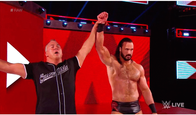 Shane McMahon y Drew McIntyre cierran una edición de Raw y quedaron listos para enfrentar a Roman Reigns y The Undertaker en Extreme Rules. | Foto: @WWE