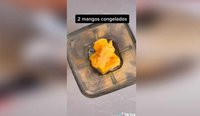 Desliza las imágenes para ver la preparación de este exquisito postre hecho a base de mango. Foto: captura de TikTok/@joseehidalgoi