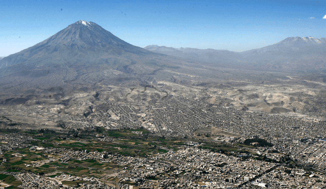 Arequipa es la tercera ciudad con mayor riesgo volcánico en el mundo