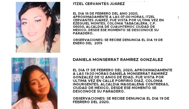Caso Fátima: desapariciones alertan a Ciudad de México