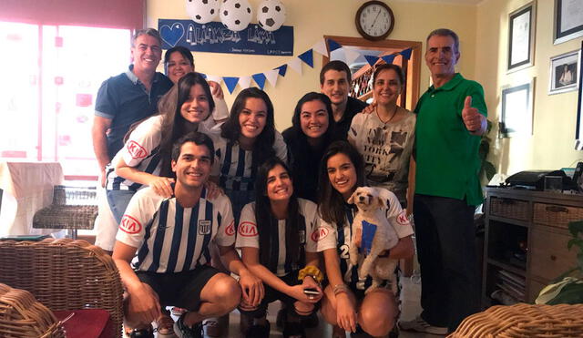 Pablo Bengoechea celebrando con su familia el título del 2017. Foto: Twitter