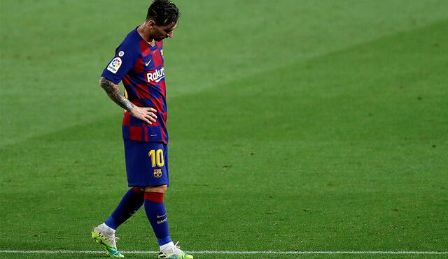 Messi vuelve a disparar contra Quique Setién tras caída con Osasuna en LaLiga. Foto: EFE
