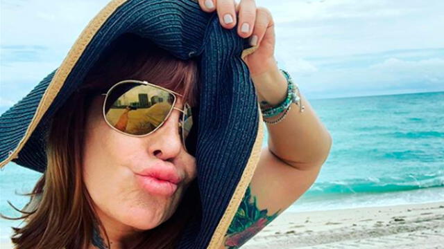 Alejandra Guzmán impacta con imagen de sus vacaciones
