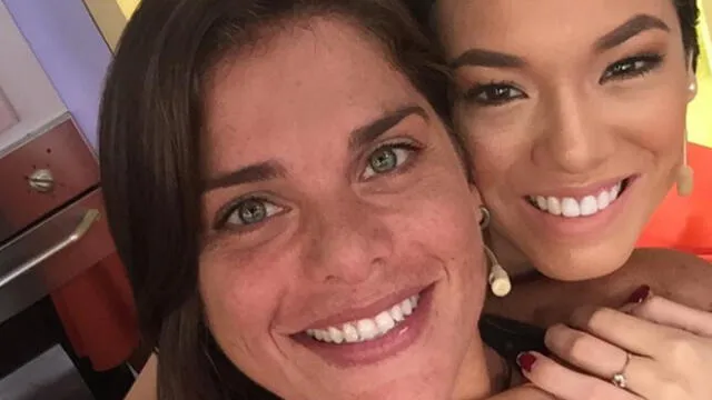 Giovanna Valcárcel y ex candidata al Miss Perú confirman amor con tierna foto