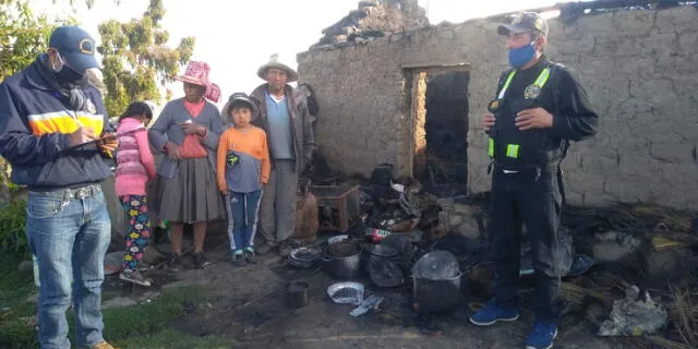 La familia perdió sus víveres de primera necesidad, así como productos agrícolas que almacenaban para sobrellevar el periodo de cuarentena.