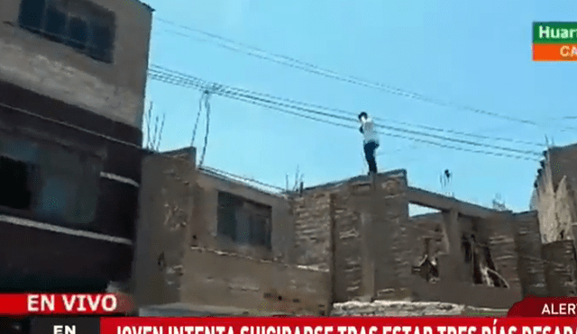 Huaral: joven intentó suicidarse luego de estar varios días desaparecido [VIDEO] 