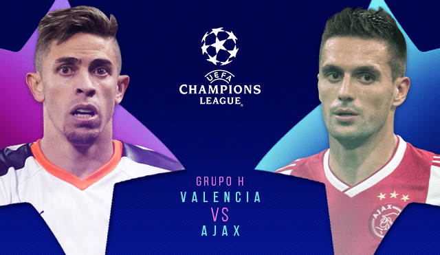 Valencia y Ajax se enfrentan por el pase a los octavos de final de la Champions League.