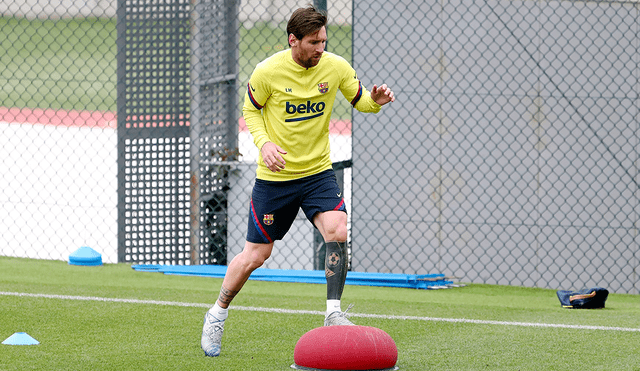 Lionel Messi habló sobre cómo vivió la cuarentena a causa del coronavirus y su vuelta a los entrenamientos con el Barcelona. (FOTO: AFP).