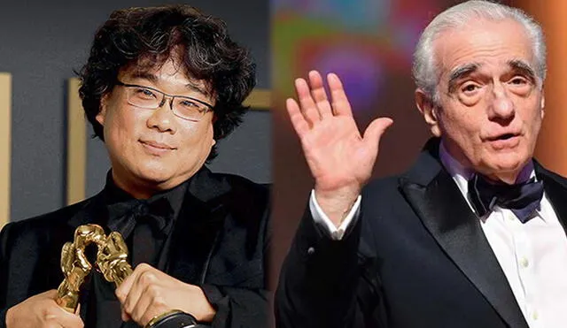 Scorsese felicitó a Bong Joon-Ho por su trabajo en carta. Foto: composición.