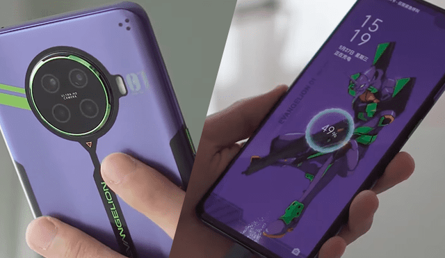 Oppo lanza teléfono inspirado en Neon Genesis Evangelion.