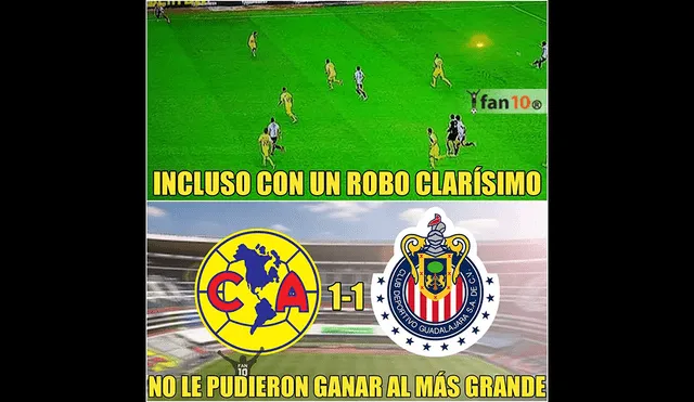 En Facebook, mira los mejores memes que dejó el América vs Chivas por Liga MX [FOTOS]