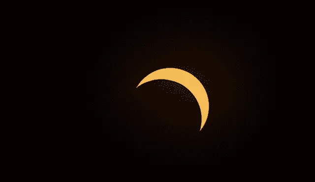 Eclipse solar fue visible en Argentina y Chile de forma total, mientras que otros países de Sudamérica lo disfrutaron de forma parcial. Foto: AFP