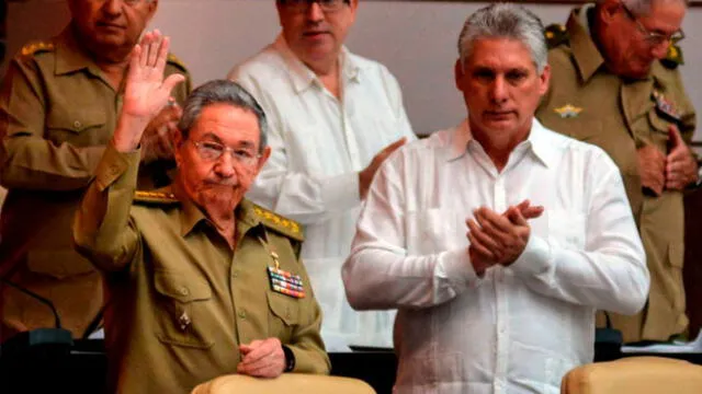 Raúl Castro junto a Miguel Díaz Canel recibirán al próximo presidente de la República. Foto: difusión