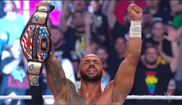 Ricochet vence a Samoa Joe y se corona nuevo campeón de los Estados Unidos.