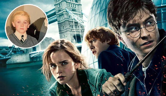 Actor reveló foto desde el set de  Harry Potter junto al resto del elenco - Crédito: Warner Bros/Instagram (@t22felton)