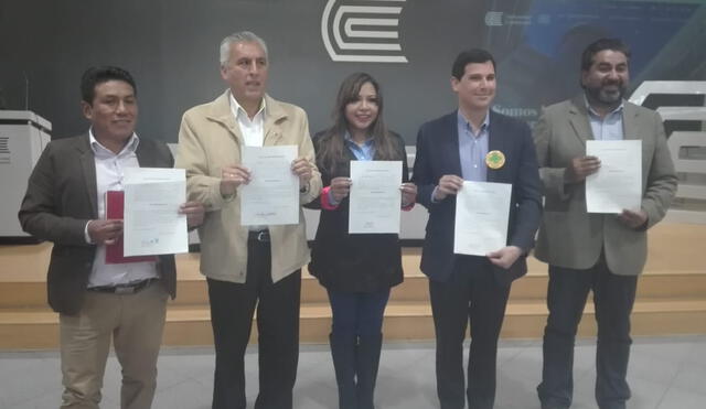 Huancayo: candidatos firman compromiso ambiental en favor del río Shullcas