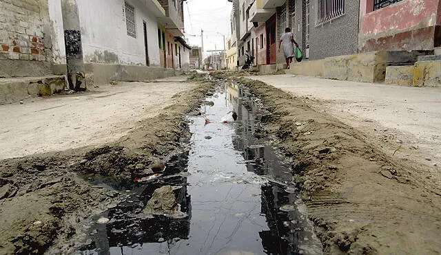 Catacaos teme desborde de aguas servidas como el ocurrido en Lima