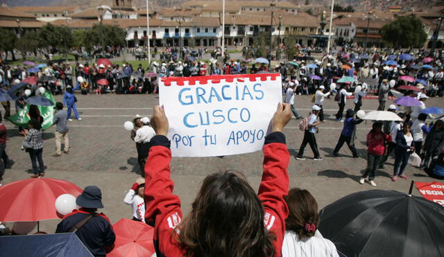 Profesores del Cusco anuncian huelga, pero el Sutep nacional rechaza medida 