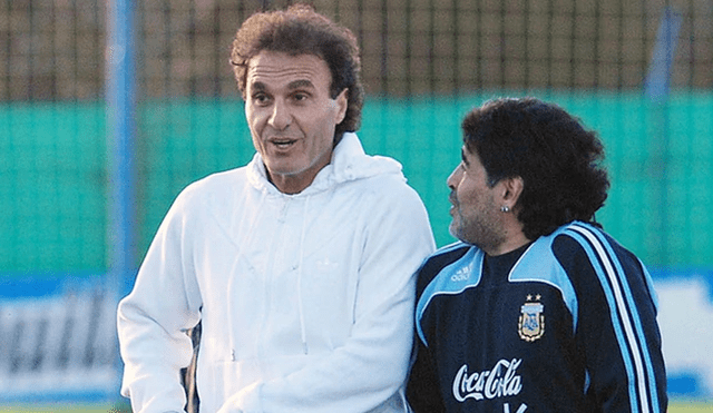 Maradona y Ruggeri mantienen relación cercana y amical. | Foto: NA