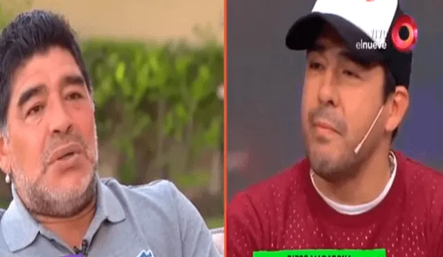 YouTube: Las crudas palabras de Diego Maradona contra su sobrino en vivo