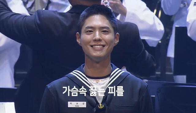 En el día de emisión del último capítulo de Record of youth, Park Bo Gum presentó un concierto musical en la Marina de Corea del Sur. Foto: Republic of Korea Navy