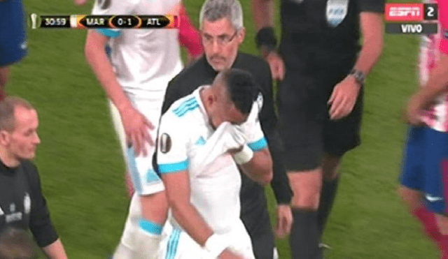 Atlético de Madrid vs. Marsella: Dimitri Payet salió lesionado... ¿Por no respetar una tradición? [VIDEO]