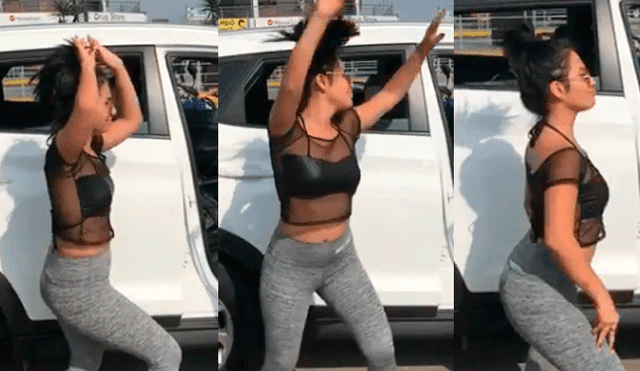 En Instagram: Thamara Gómez y su sexy baile en plena calle [VIDEO]