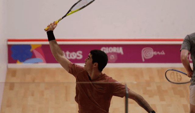 Diego Elías clasificó a la semifinal de squash en los Juegos Panamericanos Lima 2019.