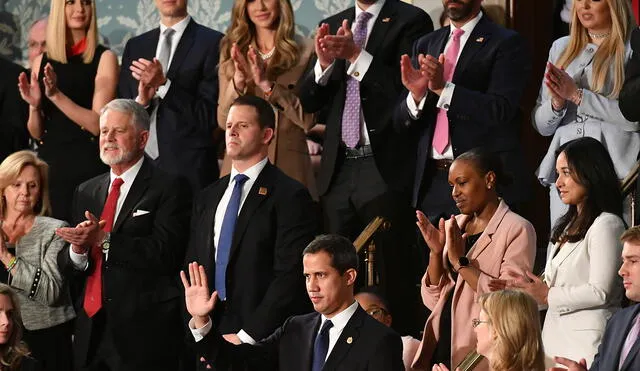 Trump dice en discurso ante Congreso que "tiranía" de Maduro va a ser "aplastada". Foto: AFP.