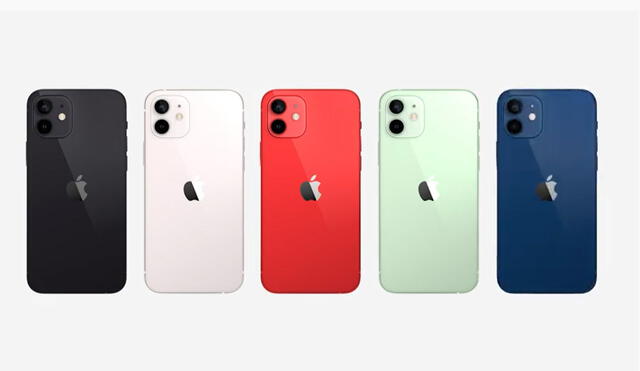 Colores del iPhone 12 y iPhone 12 Mini. Foto: Captura de YouTube