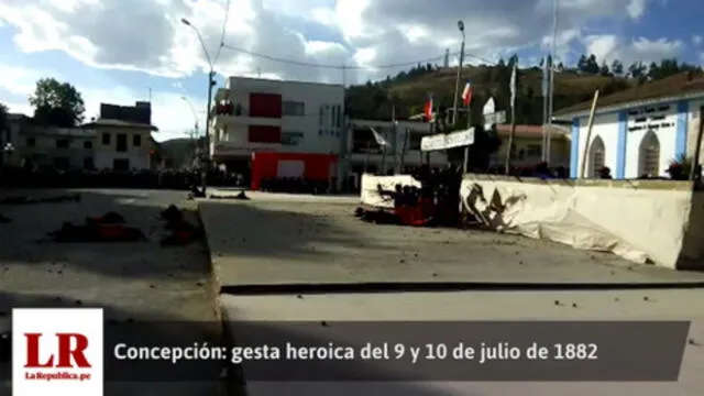 Junín: Concepción escenifica gesta heroica del 9 y 10 de julio [VIDEO]