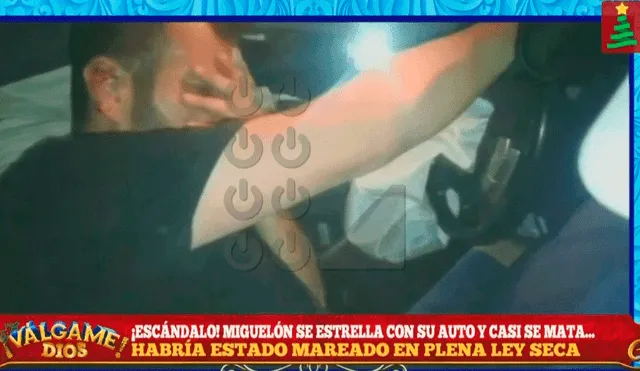 Miguel Hidalgo, expareja de Tilsa Lozano, sufrió accidente de tránsito [VIDEO]