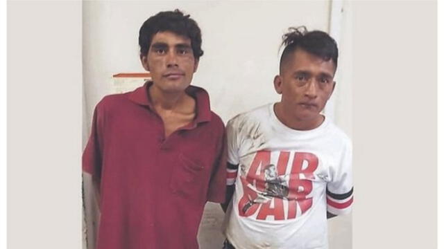 Detienen a alias "El Pollo" y "El Chato" por robarle vehículo a un mototaxista. Fuente: Diario Correo.