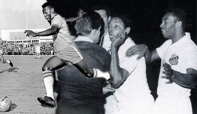 Pelé no pasó un buen momento con el árbitro Guillermo Velásquez. Foto: composición LR / DPA / Soho