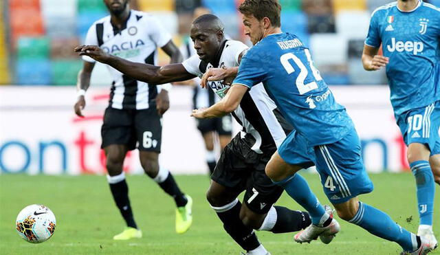 Juventus perdió la oportunidad de consagrarse campeón al caer 2-1 contra Udinese con un gol en los últimos minutos. Foto: EFE.
