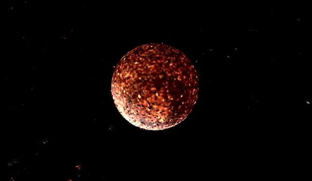 Imagen que explica el origen de Higía el planeta enano que era considerado asteroide. Captura de video: ESO.
