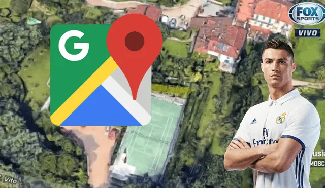Google Maps: esta sería la lujosa mansión de Cristiano Ronaldo en Italia