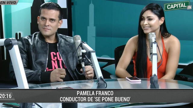 Christian Domínguez y Pamela Franco se besan en discoteca