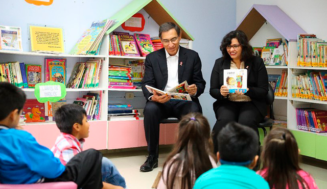 Martín Vizcarra y Maribel Díaz