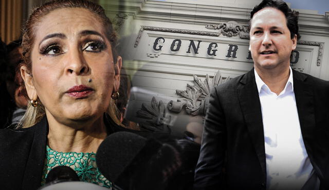 Maritza García y Daniel Salaverry llegaron al Congreso con Fuerza Popular, pero optaron por renunciar a esa bancada, cada uno por un motivo distinto. Composición: La República.