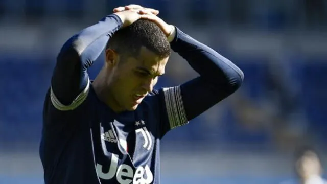 Cristiano Ronaldo salió lesionado en el último partido de la Juventus por la Serie A. Foto: AFP