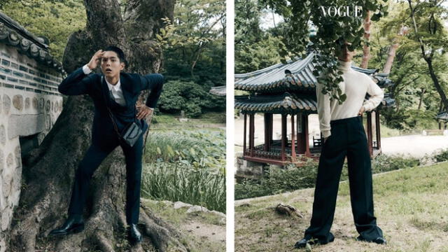 Park Bo Gum en sesión fotográfica para Vogue Korea.