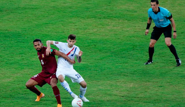 Venezuela y Paraguay se enfrentan por la fecha 2 de las Eliminatorias Qatar 2022. Foto: Twitter / @Albirroja