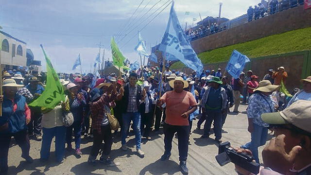 Arequipa: Dirigentes del Valle de Tambo dan ultimátum de 15 días a Poder Ejecutivo 