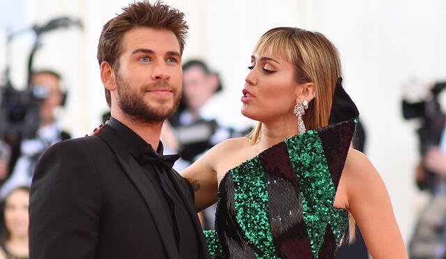 Liam Hesmworth se enteró por redes sociales de su separación con Miley Cyrus
