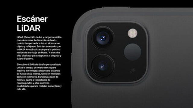 El iPhone 12 Pro tendrá escáner LiDAR.